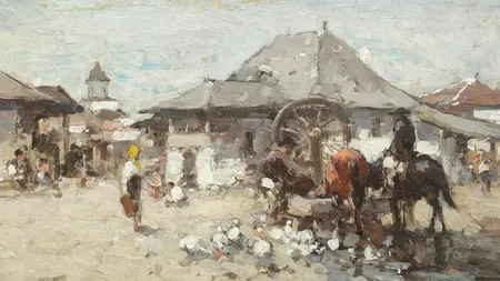 Pictura romaneasca, opere in argint si accesorii de birou, la licitatie