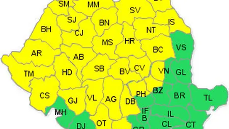 Cod Galben de vreme rece din aceasta noapte