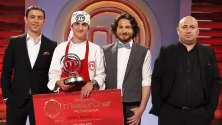 Petru Buiuca, marele castigator al MasterChef, mai bogat cu 50.000 euro