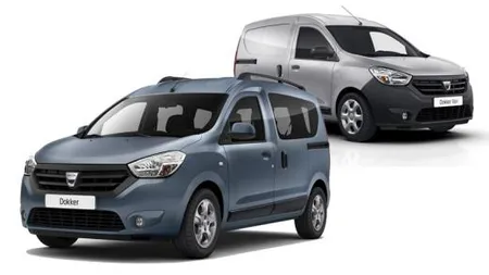 Dacia Dokker si Dokker VAN vin la toamna in Europa