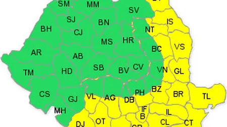 Cod galben de canicula in weekend. Ce judete vor fi afectate