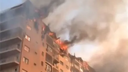100 de apartamente au fost afectate in incendiul din Confort City