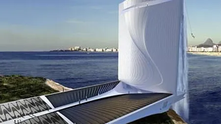 Cum arata Turnul Orasului Solar, uriasa cascada a Jocurilor Olimpice Rio 2016 (Galerie Foto)