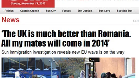 Presa britanica, speriata de romani si bulgari: Val de imigranti din 2014