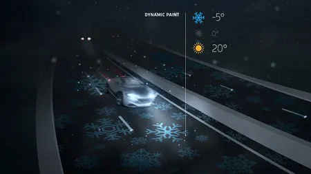 Marcajele rutiere ale viitorului: Fulgi de zapada fosforescenti