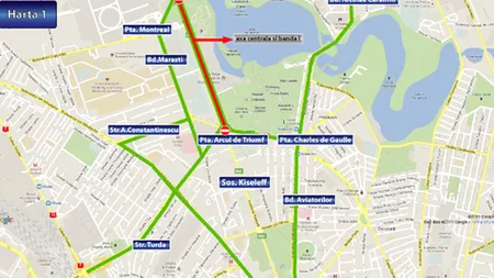 Restrictii de trafic pentru pregatirile de 1 Decembrie. Harta strazilor blocate luni si marti