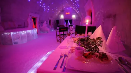 Hotelul de Gheata de la Balea Lac a fost inaugurat. Care e oferta de Revelion in acest an
