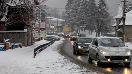 Aglomeratie pe DN 1: Traficul rutier a fost deviat
