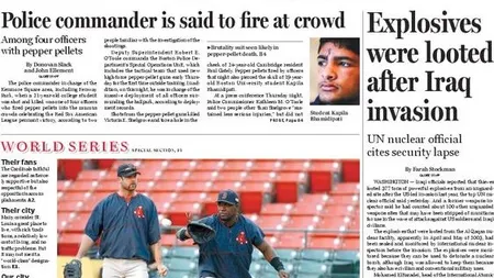 The New York Times scoate la vanzare The Boston Globe