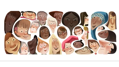 Google sarbatoreste Ziua Femeii cu un logo special