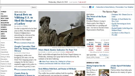 The New York Times isi relanseaza site-ul: Modificarile vor fi majore