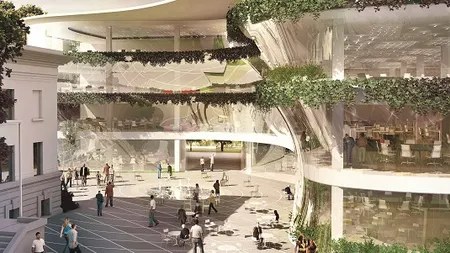 Planurile NEPI cu Vila Oromolu din Bucuresti: Monument istoric, protejat de birouri futuriste (Foto)