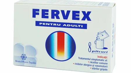 Medicamentul Fervex, retras de azi din farmacii