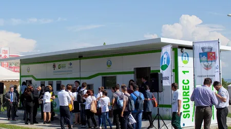 Statie inteligenta de colectare a deseurilor, inaugurata miercuri la Buzau