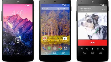 Google a lansat smartphone-ul Nexus 5 si Android KitKat