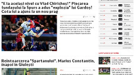 ProSport ramane pe online. Va fi tiparit doar o zi pe saptamana ca supliment al Ziarului Financiar