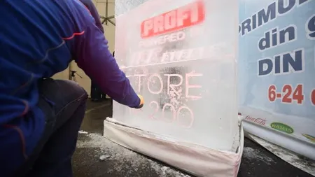 Profi a deschis un magazin de gheata in Bucuresti (Foto)