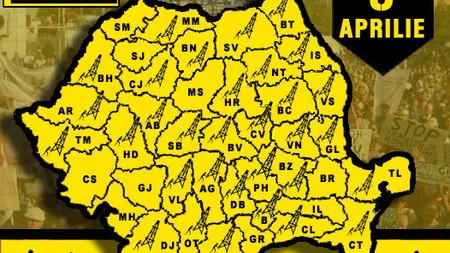 Proteste de amploare fata de fracturarea hidraulica in 60 de orase din tara