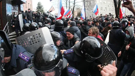 Separatistii ucraineni anunta o victorie masiva la referendum