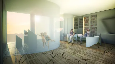 Apartamentul care isi dubleaza suprafata doar daca apesi un buton (Foto-Video)