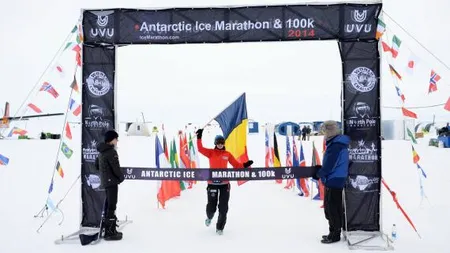 O romanca a castigat ultramaratonul de 100 de kilometri din Antarctica