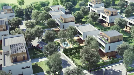 Case pasive langa Bucuresti: Primul ansamblu rezidential cu design bioclimatic (Foto)