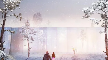 Doi arhitecti romani au castigat un concurs de arhitectura, cu noul centru logistic al lui Mos Craciun (Foto)