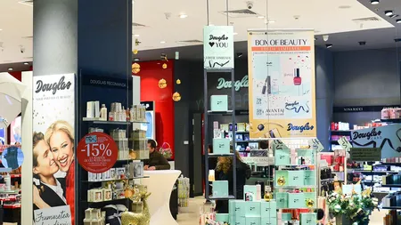 Douglas a investit sute de mii de euro in noul magazin din Brasov