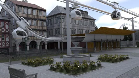 Masina care ar putea revolutiona transportul in orasele aglomerate