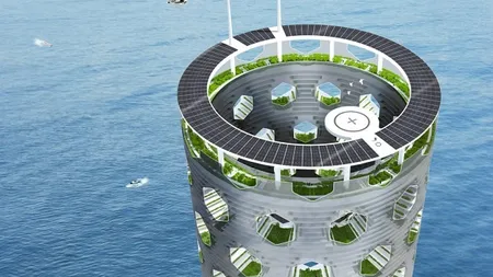 Orasul viitorului: Cladirea de peste 180 de etaje ce poate adaposti 25.000 de locuitori