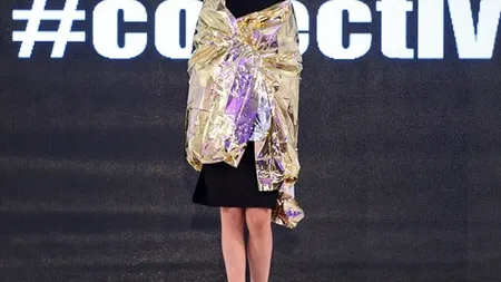 Prezentare controversata de moda, in care este folosit numele #Colectiv