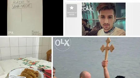 Cele mai traznite oferte de pe Olx in 2015: Crucea scoasa din apa de Boboteaza sau sarmalele cu ravas de Craciun