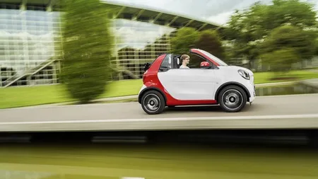Noul smart fortwo cabrio, disponibil in Romania