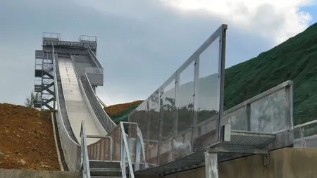 Cea mai mare trambulina pentru sarituri cu schiurile din Romania