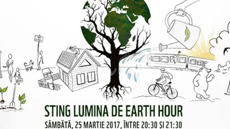 Ora Pământului 2017! Vezi ce evenimente au loc în București și în țară