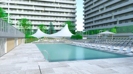 Prima piscina exterioara cu pista de alergare si roller blading din Romania