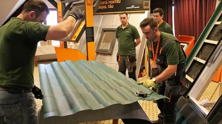 Prima fabrica romaneasca ce poate forma tinichigii de sisteme de acoperisuri