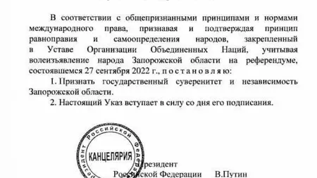 În miezul noptii, Putin a semnat recunoașterea independenței regiunilor ocupate de Rusia în Ucraina. Consiliul de Securitate al ONU se reunește în ședință de urgență