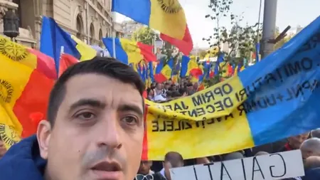 Protestul AUR este în desfășurare. George Simion vrea o lună de proteste. Aproximat 1000 de persoane s-au adunat în Piața Universității