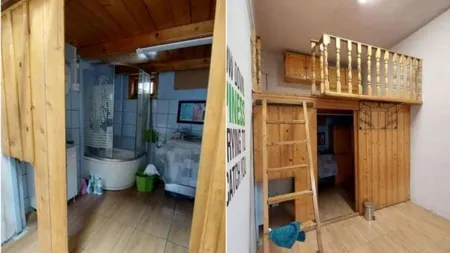 O garsonieră din Cluj a uimit toți românii. Deși are patul deasupra băii și doar 14 metri pătrați, ea se închiriază la un preț exorbitant