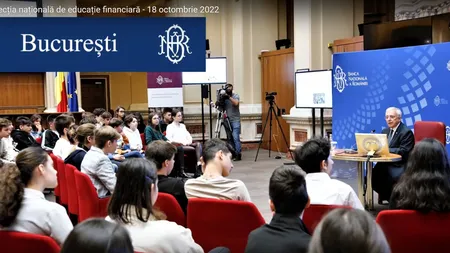Proiect de amploare demarat de BNR și Ministerul Educației. Elevii primesc lecții despre inflație, funcțiile banilor și bugetul de venituri