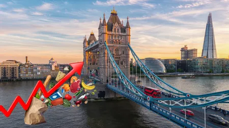 Inflație record în Marea Britanie! A atins nivelul maxim din ultimii 40 de ani! Românii care locuiesc acolo sunt profund afectați!