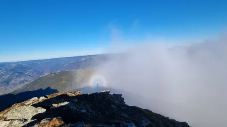Fotografii uncie. Efectul Gloria a fost surprins în Munții Rodnei