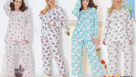 Pijamale groase de damă și articole de îmbrăcăminte calitative la Bobomoda găsești 