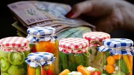 Murăturile făcute în casă sunt la fel de scumpe ca cele din comerț. Românii vor scoate minim 200 de lei din buzunar pentru conservele din cămară