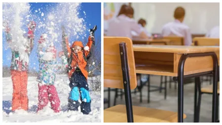 Vacanţa de iarnă a elevilor se suprapune peste minivacanţa de Bobotează. Ce zile libere mai au cei mici