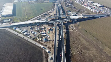 Cel mai mare pasaj de pe Centura București ar putea fi circulat în aprilie 2023!