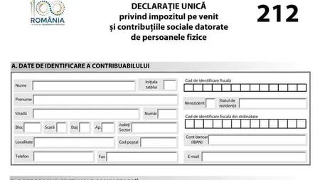 Declarația unică 2023. Cine și când trebuie să depună Formularul 212 la ANAF anul acesta