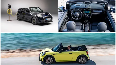 FOTO: Mini lansează primul model cabrio electric, în serie limitată. Cât costă mica bestie pe patru roți