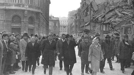 Discursul lui Nicolae Ceaușescu după cutremurul devastator din 1977. Dictatorul a atacat subtil SUA